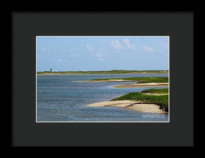 A Light in the Distance - Framed Print