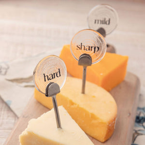 Glass & Metal Cheese Markers