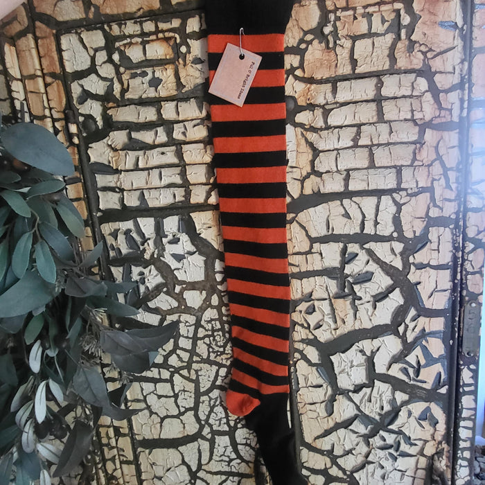 Halloween Striped Sock Stocking