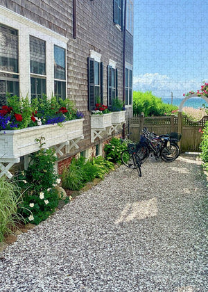 Bicycles and Beach Views - Puzzle