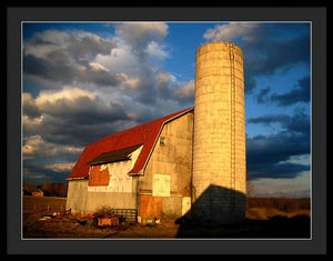 Brilliant Barn - Framed Print