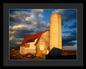 Brilliant Barn - Framed Print