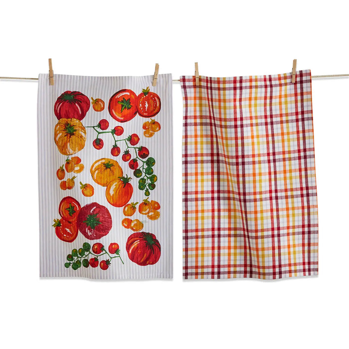 Heirloom Tomato Dishtowel - Set of 2