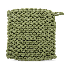 Crochet Trivet - Olive