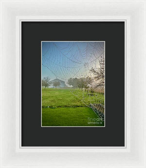 Dewy Diamonds  - Framed Print