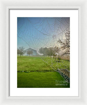 Dewy Diamonds  - Framed Print