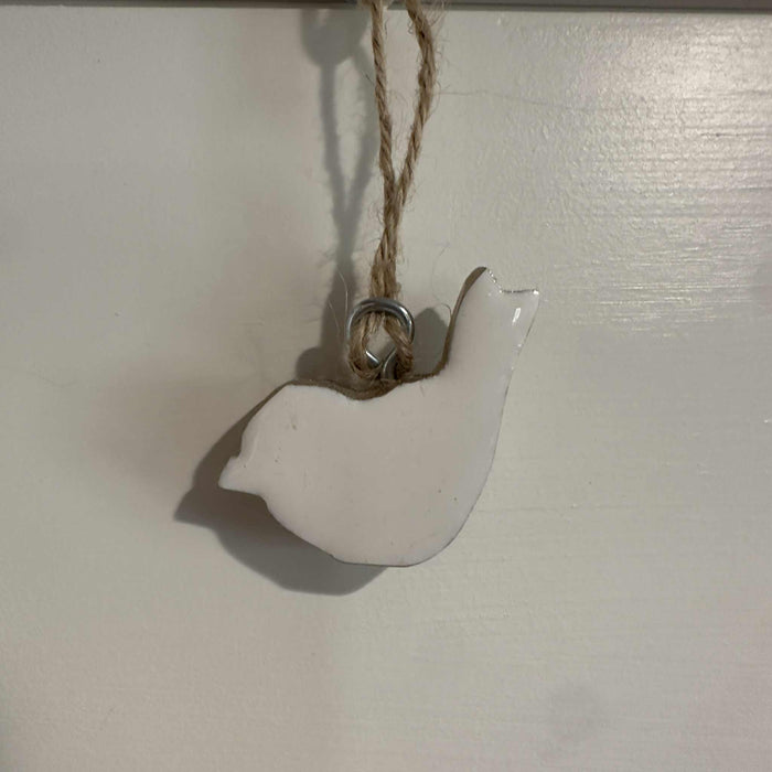 Mini Wooden Bird Ornament