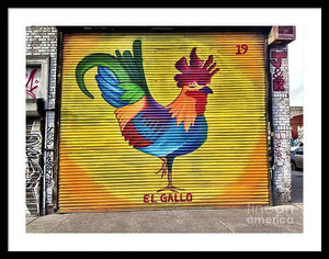 El Gallo - Framed Print