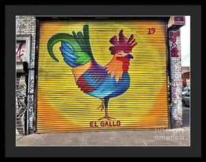 El Gallo - Framed Print