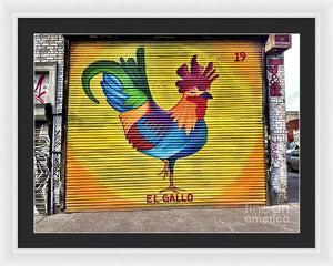 El Gallo - Framed Print