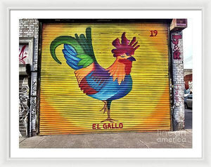 El Gallo - Framed Print