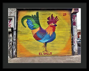 El Gallo - Framed Print