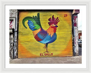 El Gallo - Framed Print