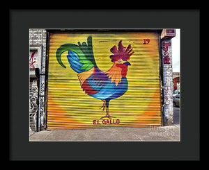 El Gallo - Framed Print