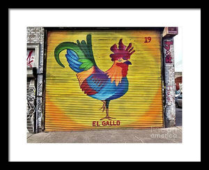 El Gallo - Framed Print