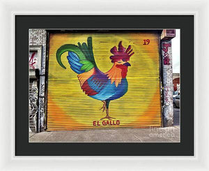 El Gallo - Framed Print