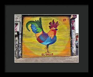 El Gallo - Framed Print