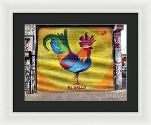 El Gallo - Framed Print