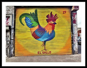 El Gallo - Framed Print