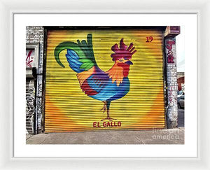 El Gallo - Framed Print