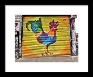 El Gallo - Framed Print