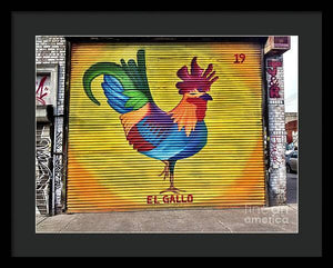 El Gallo - Framed Print