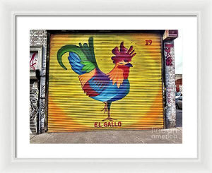 El Gallo - Framed Print