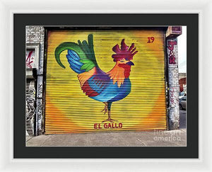 El Gallo - Framed Print