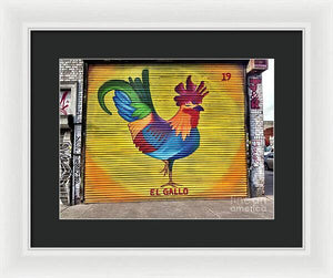 El Gallo - Framed Print