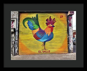 El Gallo - Framed Print