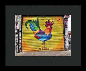 El Gallo - Framed Print