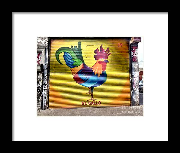 El Gallo - Framed Print