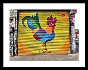 El Gallo - Framed Print