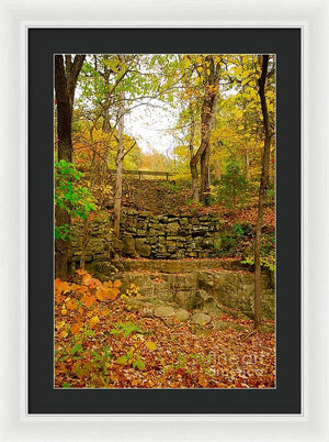 Fall Wall - Framed Print