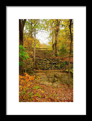 Fall Wall - Framed Print