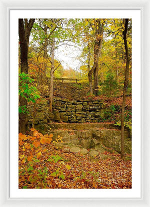 Fall Wall - Framed Print