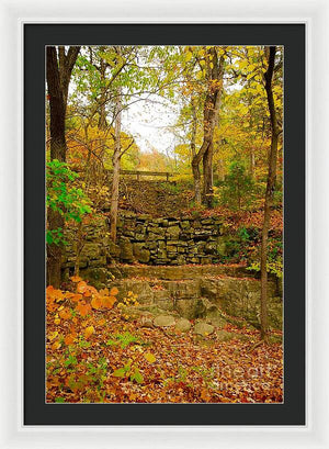 Fall Wall - Framed Print