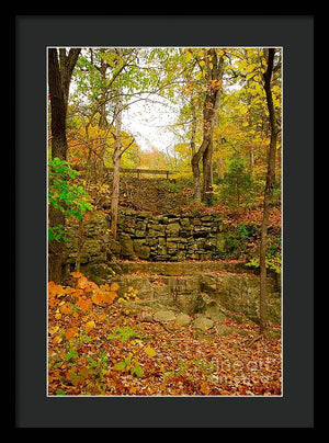 Fall Wall - Framed Print