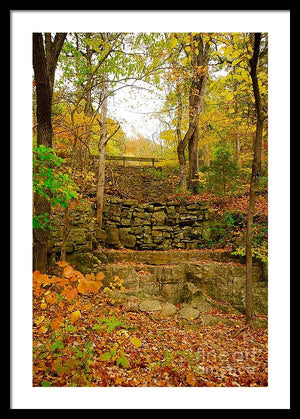 Fall Wall - Framed Print