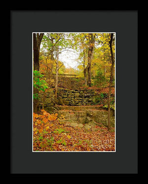 Fall Wall - Framed Print