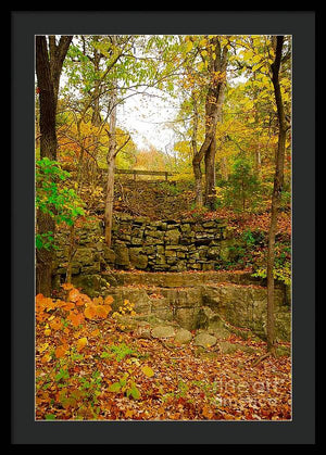 Fall Wall - Framed Print