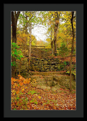 Fall Wall - Framed Print