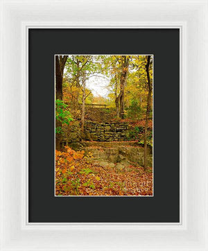 Fall Wall - Framed Print