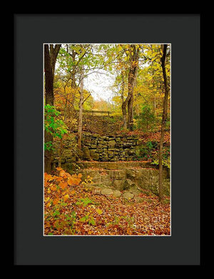 Fall Wall - Framed Print