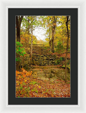 Fall Wall - Framed Print