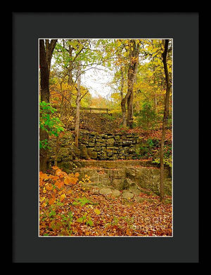 Fall Wall - Framed Print