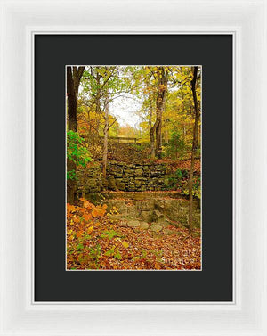 Fall Wall - Framed Print