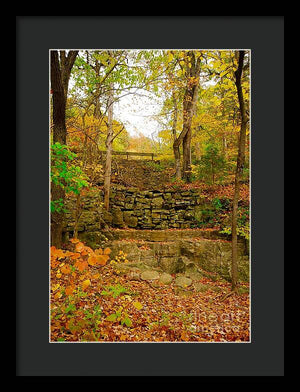 Fall Wall - Framed Print