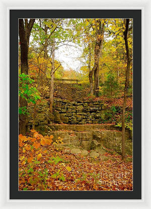 Fall Wall - Framed Print