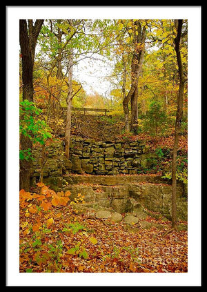 Fall Wall - Framed Print